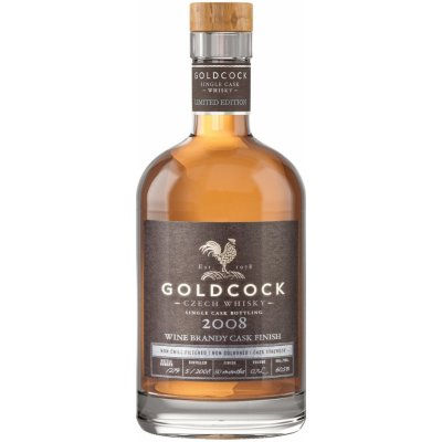 Gold Cock 2008 Wine Brandy Cask Finish 60,5% 0,7 l (karton) – Hledejceny.cz