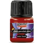 Pentart Barva na sklo a porcelán PENTART 30 ml ČERVENÁ – Zbozi.Blesk.cz