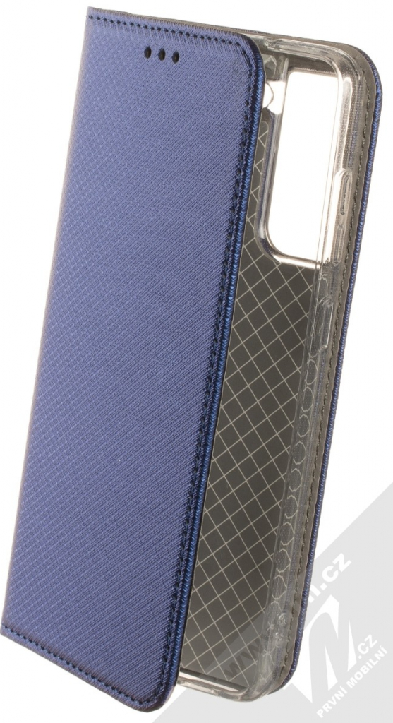 Pouzdro 1Mcz Magnet Book flipové Samsung Galaxy S21 FE tmavě modré