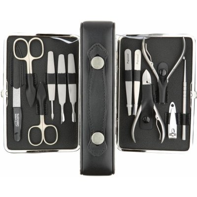 Globos dámská kožená manikúra s nůžkami Solingen 1781-89 černá kroko – Hledejceny.cz