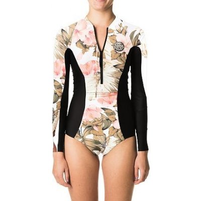 Curl G BOMB L/SL UV SURFSUIT White/Black – Zboží Dáma