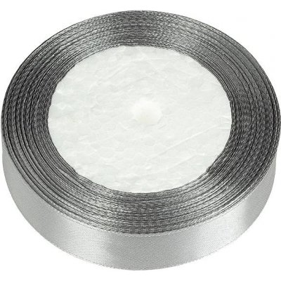 Bellatex Stuha saténová 20 mm/ 22,5m šedá – Zboží Dáma