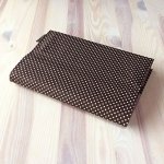 Obal na knihu Puntíky na hnědé M1095-Light – Zboží Dáma