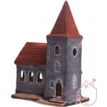 Svícen keramický kostel – Zboží Dáma