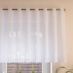 Dekorační metrážová vitrážová záclona ABDULA bílá výška 70 cm MyBestHome – Zboží Dáma