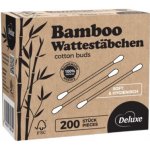 DELUXE Bambusové vatové tyčinky do uší EcoBamboo 200 ks – Zboží Dáma