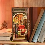 Robotime Stavebnice - zarážka na knihy Bookstore dřevěná – Zboží Dáma