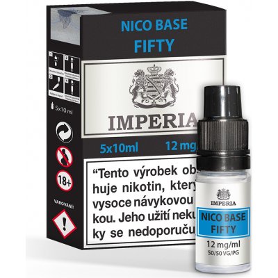Imperia Nikotinový Booster Fifty PG50/VG50 5x12mg 10ml – Sleviste.cz