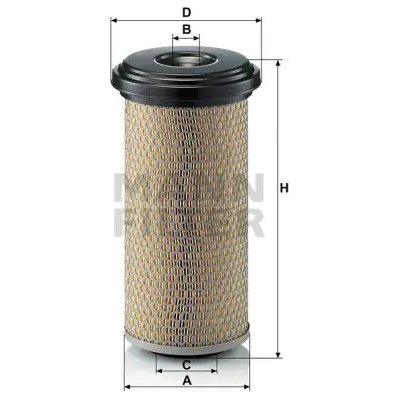 MANN FILTER Vzduchový filtr C 15 165 – Hledejceny.cz