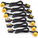 APC Power Cord Kit (6 ea),Locking,C13toC14 (90Dg),0.6m AP8702R-WW – Hledejceny.cz