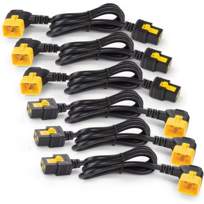 APC Power Cord Kit (6 ea),Locking,C13toC14 (90Dg),0.6m AP8702R-WW – Zboží Mobilmania