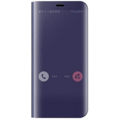 Pouzdro SES Zrdcadlové plastové flip Huawei Y6 Prime 2018 - fialové – Zboží Mobilmania