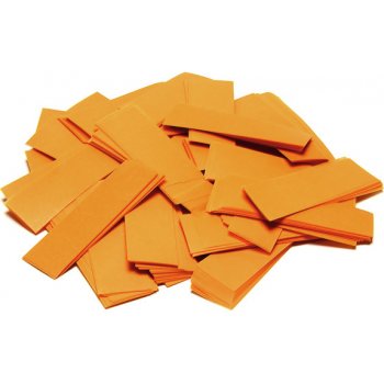 Tcm Fx pomalu padající obdélníkové konfety18mm oranžové 1kg