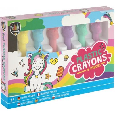 GRAFIX Voskovky Veselí jednorožci 6 ks – Sleviste.cz
