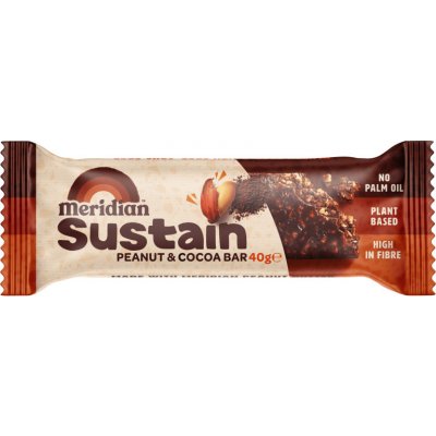 Meridian Peanut & Cocoa bar 40 g