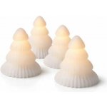 SIRIUS LED vosková svíčka stromeček sada 4 kusy 7 cm – Hledejceny.cz