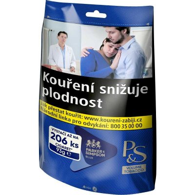 P&S Blue tabák cigaretový 93 g – Zbozi.Blesk.cz