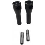 Nástavce řídítek Motorrad Burchard Glide Style 25,4mm, 150mm - černá - otvor na kabely