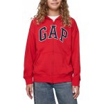 GAP Fullzip Logo červená – Zboží Dáma