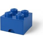 LEGO® úložný box s šuplíkem 25 x 25 x 18 cm modrá – Zboží Dáma