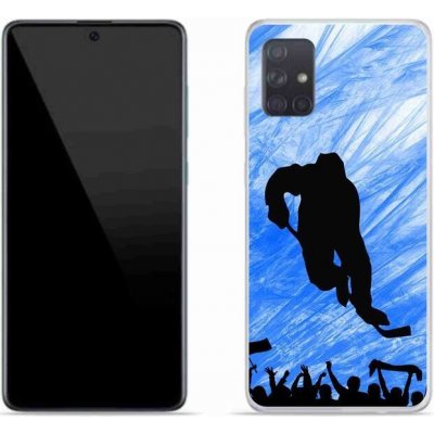 Pouzdro mmCase Gelové Samsung Galaxy A51 - hokejový hráč