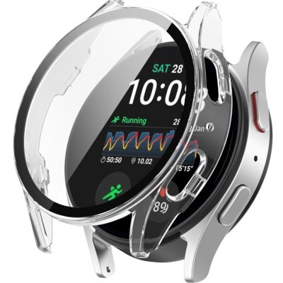 VSECHNONAMOBIL PC FULL COVER Plastový kryt se sklem pro Samsung Galaxy Watch 7 44mm průhledný 81149 – Zboží Živě