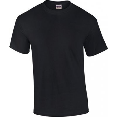 Pánské 100% bavlněné tričko Ultra Gildan 190 g/m Černá