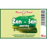 Bylinné kapky Žen-šen žen šen, ženšen americký bylinné kapky tinktura 50 ml – Hledejceny.cz
