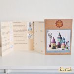 Corinne Lapierre Kreativní sada na plstění Vytvořte si tři kouzelné plstěné domečky plněné levandulí – Zboží Mobilmania