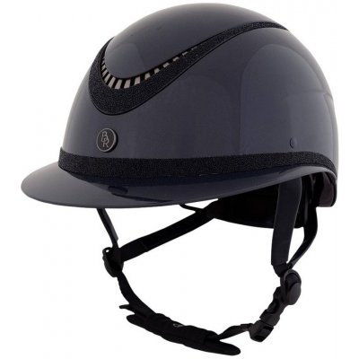 BR Jezdecká ochranná helma Theta Radiant Black Gunmetal – Zboží Dáma