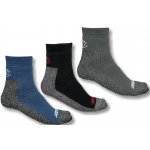 Sensor ponožky 3-PACK TREKING šedá/černá/modrá – Zboží Mobilmania