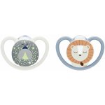 Nuk dudlík Perfect Match Air Night fyrefly/lion 2 ks – Sleviste.cz