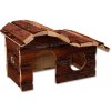 Domek pro hlodavce Small Animal Domek kaskada dřevěný s kůrou 26,1 ks 5 x 16 x 13,5 cm