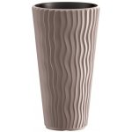 Prosperplast Květináč SANDY SLIM mocca 29,7 cm – Hledejceny.cz