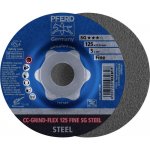 PFERD TOOLS 64187125 CC-GRIND-FLEX 125 SG STEEL FINE Průměr 125 mm Ø otvoru 22.23 mm ocel 10 ks – Zboží Dáma