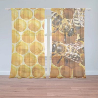 Záclony Včely: 2 ks - 150x250 cm - Sablio – Hledejceny.cz