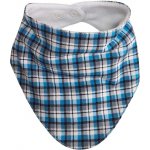 Esito slintáček bavlna potisk tyrkysová kostka malá – Hledejceny.cz