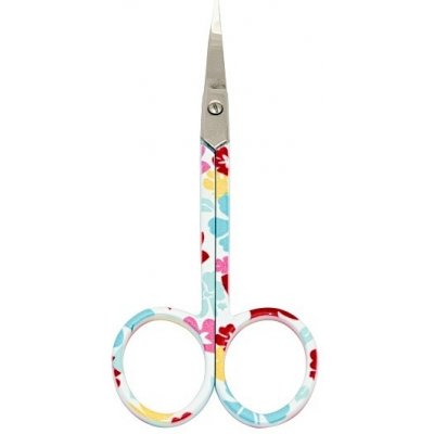 Vyšívací nůžky SINGER, pestrý květinový vzor, 10,2 cm – Zboží Dáma