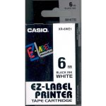 Páska do tiskárny štítků Casio XR-6WE1 6mm černý tisk/bílý podklad originál – Hledejceny.cz