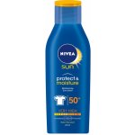 Nivea Sun Protect & Moisture hydratační mléko na opalování SPF50+ 200 ml – Zboží Dáma