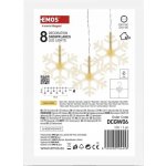 Vánoční girlanda sněhové vločky 6xLED 45x84cm teplá bílá IP44 DCGW06 EMOS – Hledejceny.cz