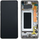 LCD Displej + Dotykové sklo + Rám Samsung Galaxy S10 – Zboží Mobilmania