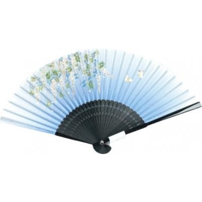 Japonský vějíř Butterfly Blue – Zboží Živě