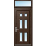OknaDvereNaMiru.cz Vchodové dveře 3D Ariel 2 + Nadsvětlík bílá 100 x 220 cm – Hledejceny.cz
