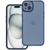 Pouzdro a kryt na mobilní telefon Apple VARIETE Case iPhone 15 Plus tmavemodrý modré