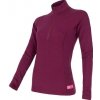 Dámské sportovní tričko Sensor Double Face Merino Wool zip Lilla