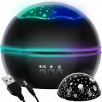Malatec Noční lampa s projektorem černá LP16857 – Hledejceny.cz