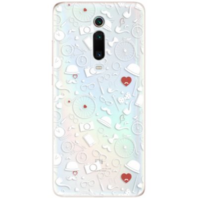 Pouzdro iSaprio - Vintage Pattern 01 Xiaomi Mi 9T Pro bílé – Zbozi.Blesk.cz