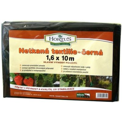 Hortus netkaná textilie 1,6 x 10 m UV 50 černá – Zbozi.Blesk.cz