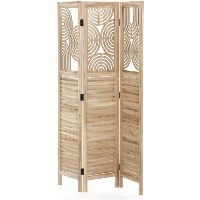 Autronic Paraván dřevěný EF-L175 NAT přírodní – Zboží Dáma